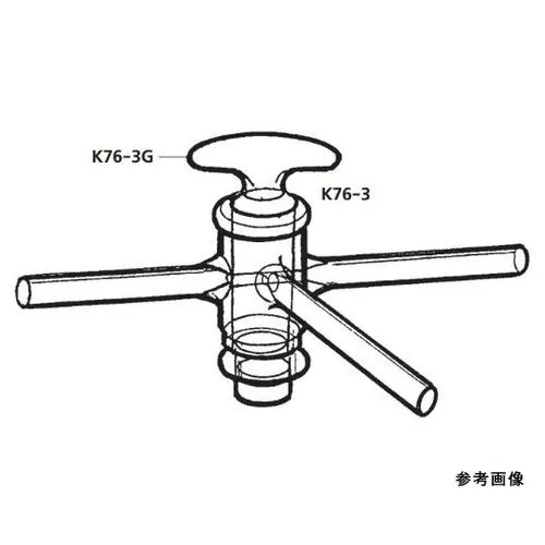 真空玻璃三口活塞K76-3G