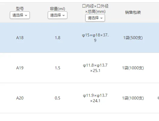 自動分析用樣品杯ASONE